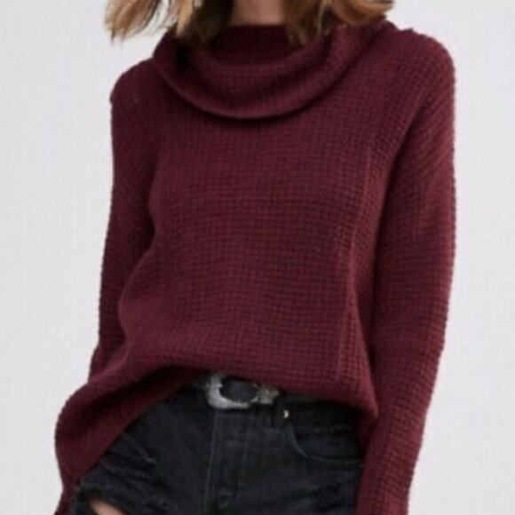 Free People Sweaters - Free People Sidewinder Wool Turtleneck